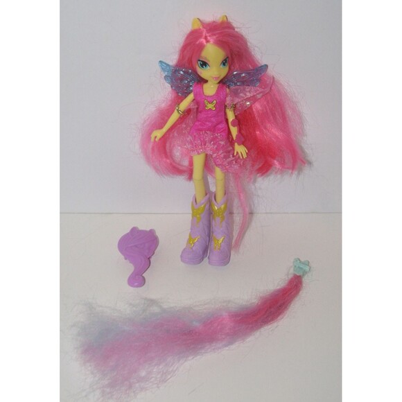 My Little Pony Equestria Girls Fluttershy Doll Pink Dress - Picture 1 of 7